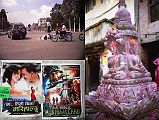 Kathmandu 03 01 Durbar Marg, Kollywood Posters, Dhyani Buddhas Statue